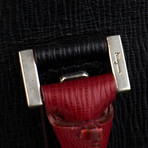 Weekender Duffel Bag // Black + Red