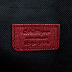 Weekender Duffel Bag // Black + Red