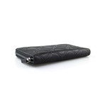 Gancio Print Zip Around Wallet // Black