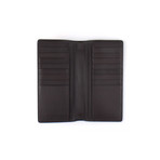 Zigzag Calfskin + Suede Patchwork Breast Pocket Wallet // Large