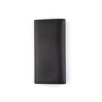 Embossed Calfskin Breast Pocket Wallet // Brown