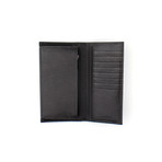 Embossed Calfskin Breast Pocket Wallet // Brown
