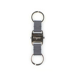 Buckle Keyring // Grey