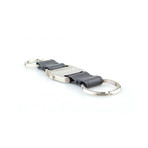 Buckle Keyring // Grey