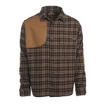 Flannel Shooter Shirt // Brown (S)
