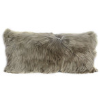 Long Alpaca Suri Cushion (Ivory)