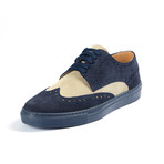 Avellino Urban Wing-Cap Oxford // Blue + Beige (Euro: 39)