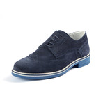 Campitello Suede Wing-Cap Derby // Blue Suede (Euro: 39)