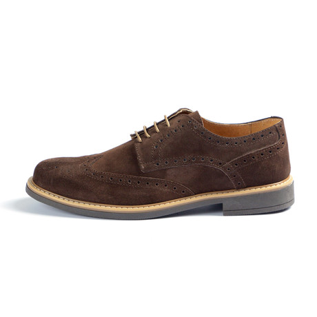 Campitello Suede Wing-Cap Derby // Brown Suede (Euro: 39)
