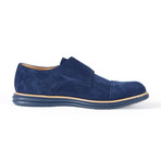 Marechiaro Suede Double Monk Strap // Blue (Euro: 39)