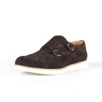 Marechiaro Suede Double Monk Strap // Brown (Euro: 39)