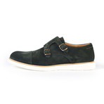 Marechiaro Suede Double Monk Strap // Green (Euro: 39)