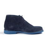 Miletto Suede Ankle Boot // Blue (Euro: 39)