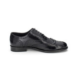 Ponte Brushed Wing-Cap Oxford // Black (Euro: 39)