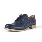 Pozzuoli Printed Classic Derby // Blue (Euro: 39)