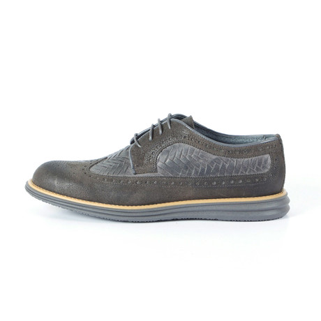 Spaccanapoli Suede Wing-Cap Derby // Grey (Euro: 39)