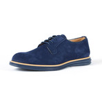 Virgiliano Suede Derby // Blue (Euro: 39)