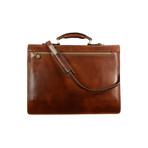 Leather Briefcase // Brown