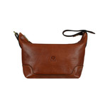 Leather Toiletry Bag // Medium // Light Brown
