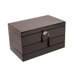 Stackable Jewelry Box // Carbon Fiber (Single Tray // 5 Slots)
