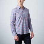 Raymond Slim Shirt // Navy + Pink Gingham (S)