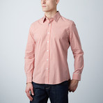 Raymond Slim Shirt // Rust + Blue Plaid (XS)