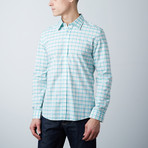 Connor Slim Shirt // Teal Plaid (XL)