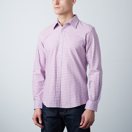 Connor Slim Shirt // Tattersal Red (XS)