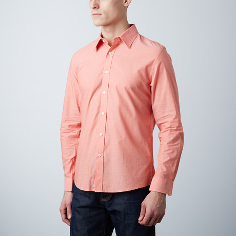 Thompson Slim Shirt // Salmon (XS)