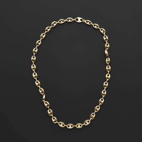 Puffed Mariner Chain Necklace