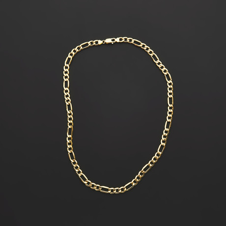 Thick Figaro Link Chain Necklace (22"L)