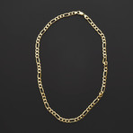 Thick Figaro Link Chain Necklace (22"L)