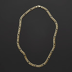 Thick Figaro Link Chain Necklace (22"L)