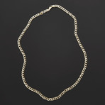 Diamond Cut White Pave Cuban Chain Necklace // Thick (24"L)