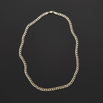 Diamond Cut White Pave Cuban Chain Necklace // Thick (24"L)