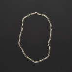 Diamond Cut White Pave Cuban Chain Necklace (20"L)