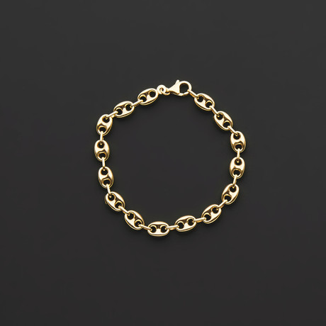 Puffed Mariner Chain Bracelet (7.5"L)