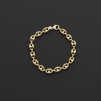 Puffed Mariner Chain Bracelet (7.5"L)