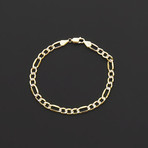 Figaro Chain Bracelet (5.2mm)