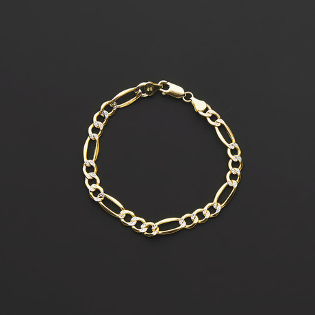 Thick Figaro Link Chain Bracelet