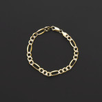 Thick Figaro Link Chain Bracelet