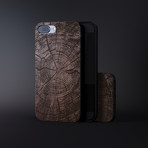 iPhone Case // Tree Rings // Walnut (iPhone 8)