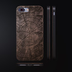 iPhone Case // Tree Rings // Walnut (iPhone 8)