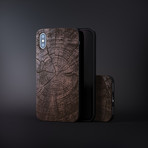 iPhone Case // Tree Rings // Walnut (iPhone 8)