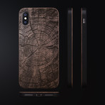 iPhone Case // Tree Rings // Walnut (iPhone 8)