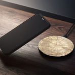 Fast Charge Wireless Charging Pad // Tree Ring (Walnut)