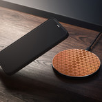 Fast Charge Wireless Charging Pad // Tri-Dots (Walnut)