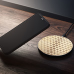 Fast Charge Wireless Charging Pad // Tri-Dots (Walnut)