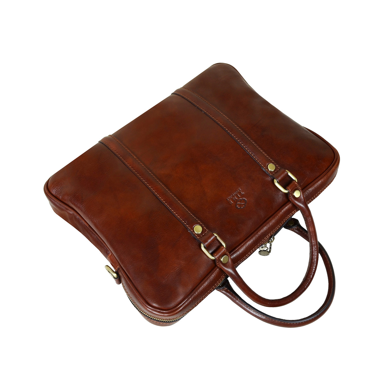 Leather Laptop Bag // Brown - Time Resistance - Touch of Modern