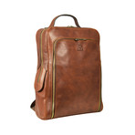 Leather Backpack // Brown